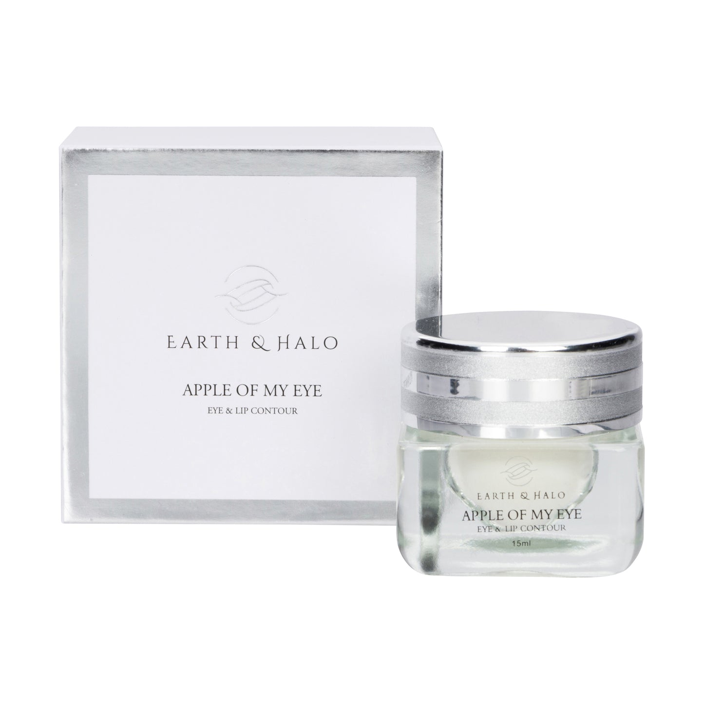 Earth & Halo Apple Of My Eye 15 ml peptide eye and lip contour with four forms of hyaluronic acid
